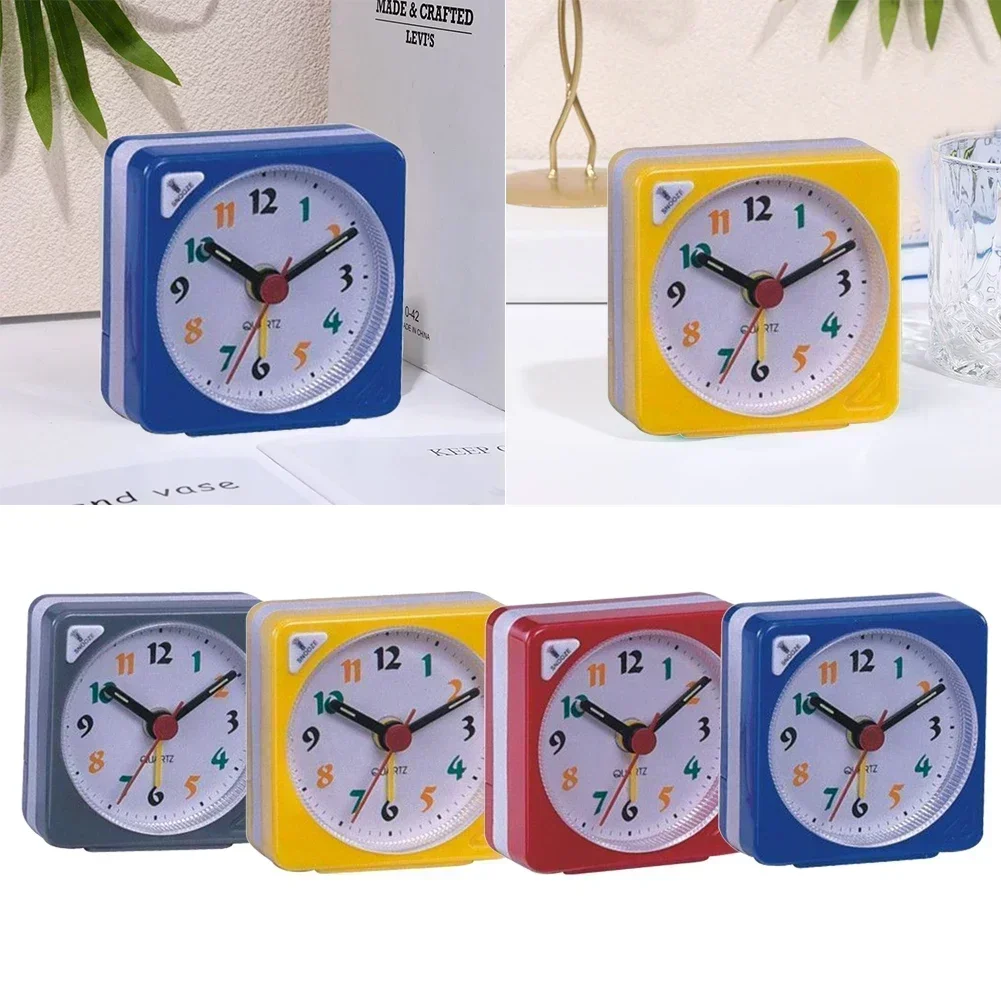 Nightlight Design Mini Non Ticking Bedroom Travel Plastic Battery Operated Home Decoration Desktop Alarm Clock
Nightlight Design Mini Non Ticking Bedroom Travel Plastic Battery Operated Home Decoration Desktop Alarm Clock