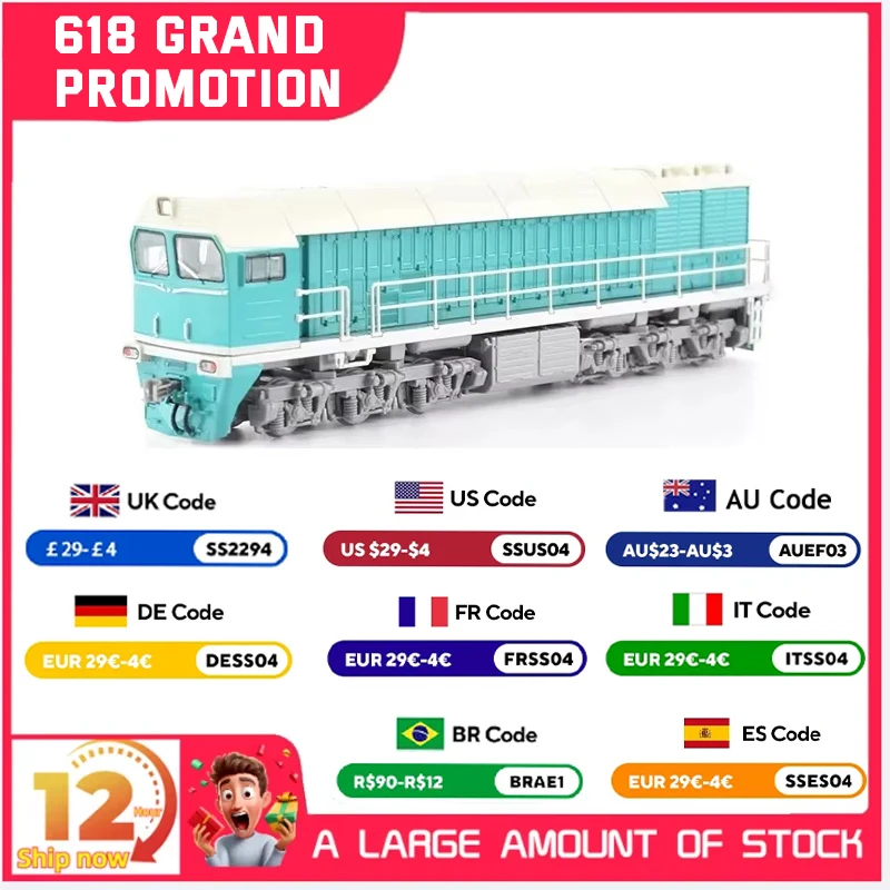 USSR Third Generation Diesel Locomotive TE114 Die-cast collectable Model 1:87 Train Model For High Temperature Areas JLKN013
USSR Third Generation Diesel Locomotive TE114 Die-cast collectable Model 1:87 Train Model For High Temperature Areas JLKN013