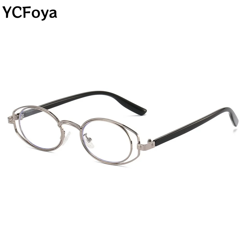 YCFoya Men Women New Oval Dual-Circle Frame Designer Exclusive Style Anti-Blue Light Prescription Glasses Frame
YCFoya Men Women New Oval Dual-Circle Frame Designer Exclusive Style Anti-Blue Light Prescription Glasses Frame