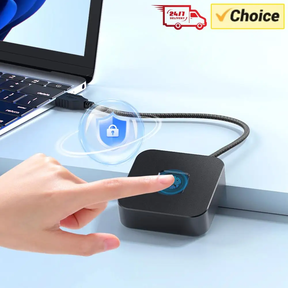 USB Fingerprint Reader with 5ft Cable For Windows Hello Fingerprint Reader Biometric Fingerprint Login Reader for Windows 11/10
USB Fingerprint Reader with 5ft Cable For Windows Hello Fingerprint Reader Biometric Fingerprint Login Reader for Windows 11/10