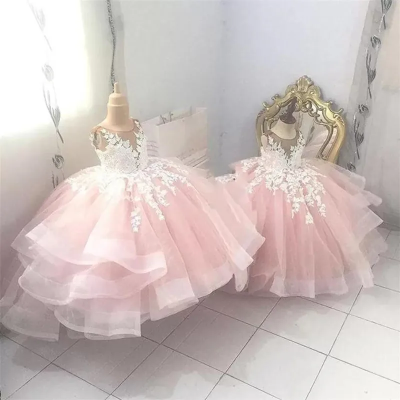 Pink Tulle Lace Flower Girl Dresses O Neck Long Princess Dress Girl Wedding Party Gown First Communion Dress Girl Size 1-16Y
Pink Tulle Lace Flower Girl Dresses O Neck Long Princess Dress Girl Wedding Party Gown First Communion Dress Girl Size 1-16Y