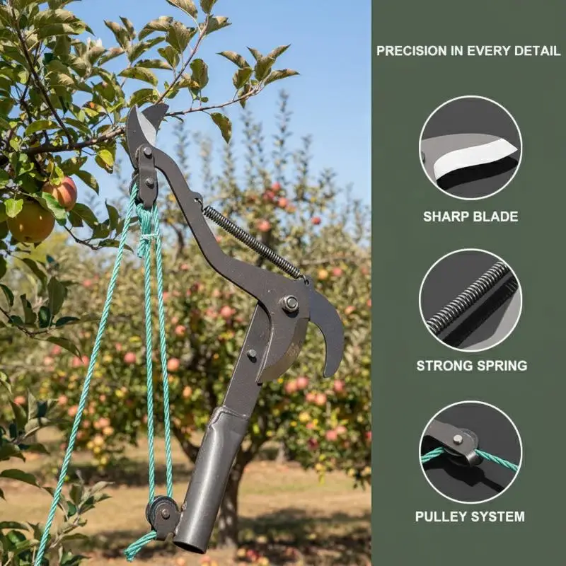 High Altitude Lopper 1PC Extendable Branch Pruning Scissors for Fruit Trees Lightweight for Home or Farm Use
High Altitude Lopper 1PC Extendable Branch Pruning Scissors for Fruit Trees Lightweight for Home or Farm Use