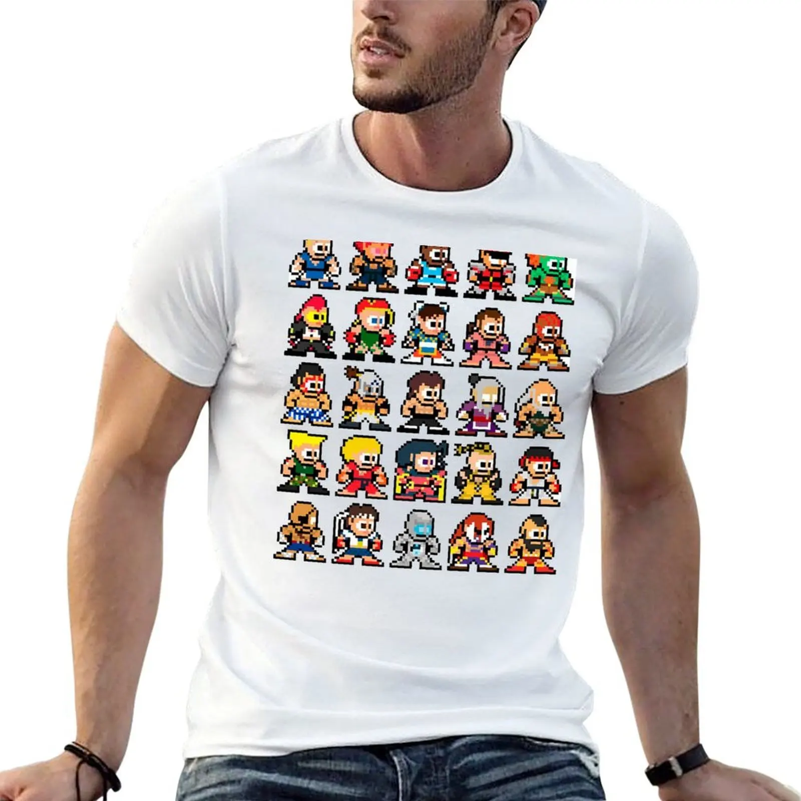 Футболка StreetFighter Pixel, мужская футболка из 100-процентного хлопка с рисунком, мужская футболка, мужская хлопковая футболка
Футболка StreetFighter Pixel, мужская футболка из 100-процентного хлопка с рисунком, мужская футболка, мужская хлопковая футболка