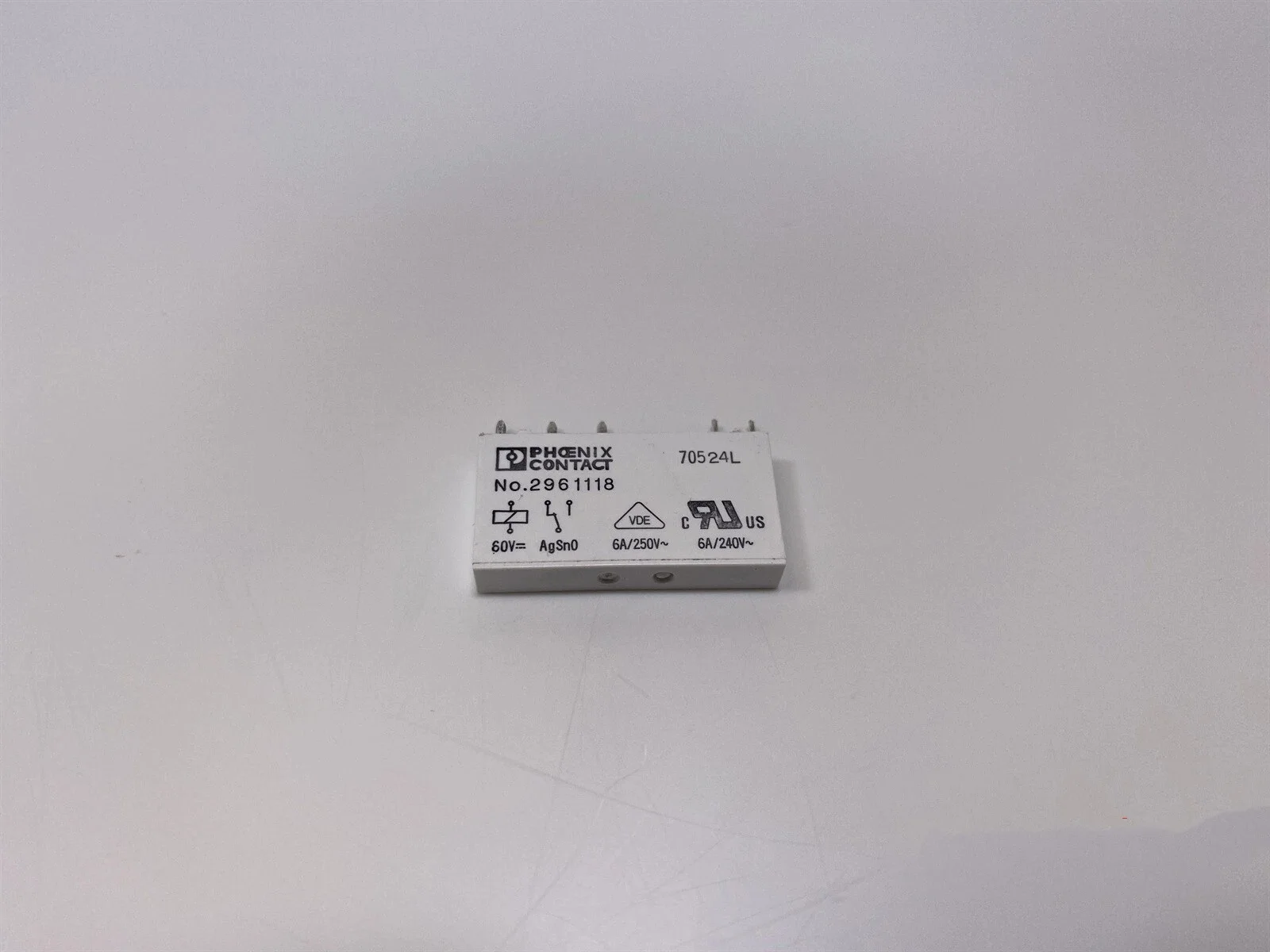 REL-MR-60DC/21 2961118 1NO+1NC | 60VDC | With no light | 6A Plug-in miniature power relay
REL-MR-60DC/21 2961118 1NO+1NC | 60VDC | With no light | 6A Plug-in miniature power relay