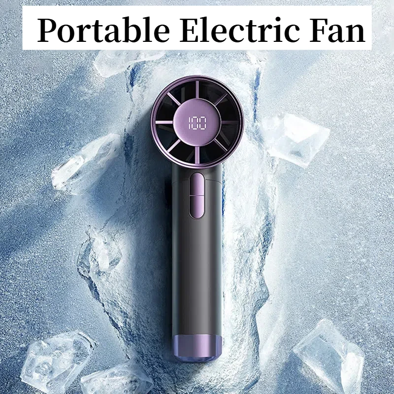 Mini Portable Electric Fan USB Rechargeable 100 Level Adjustable Handheld Fan Outdoor Essential High Wind Led Display Fan
Mini Portable Electric Fan USB Rechargeable 100 Level Adjustable Handheld Fan Outdoor Essential High Wind Led Display Fan
