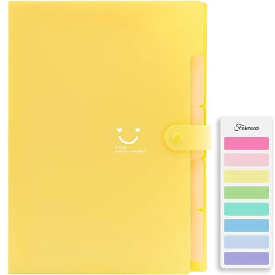 Accordion File Organizer, Letter Size, 5 Pocket Expanding File Folder, Cute File Folder with Labels, Portable File Organizer fo
Accordion File Organizer, Letter Size, 5 Pocket Expanding File Folder, Cute File Folder with Labels, Portable File Organizer fo
