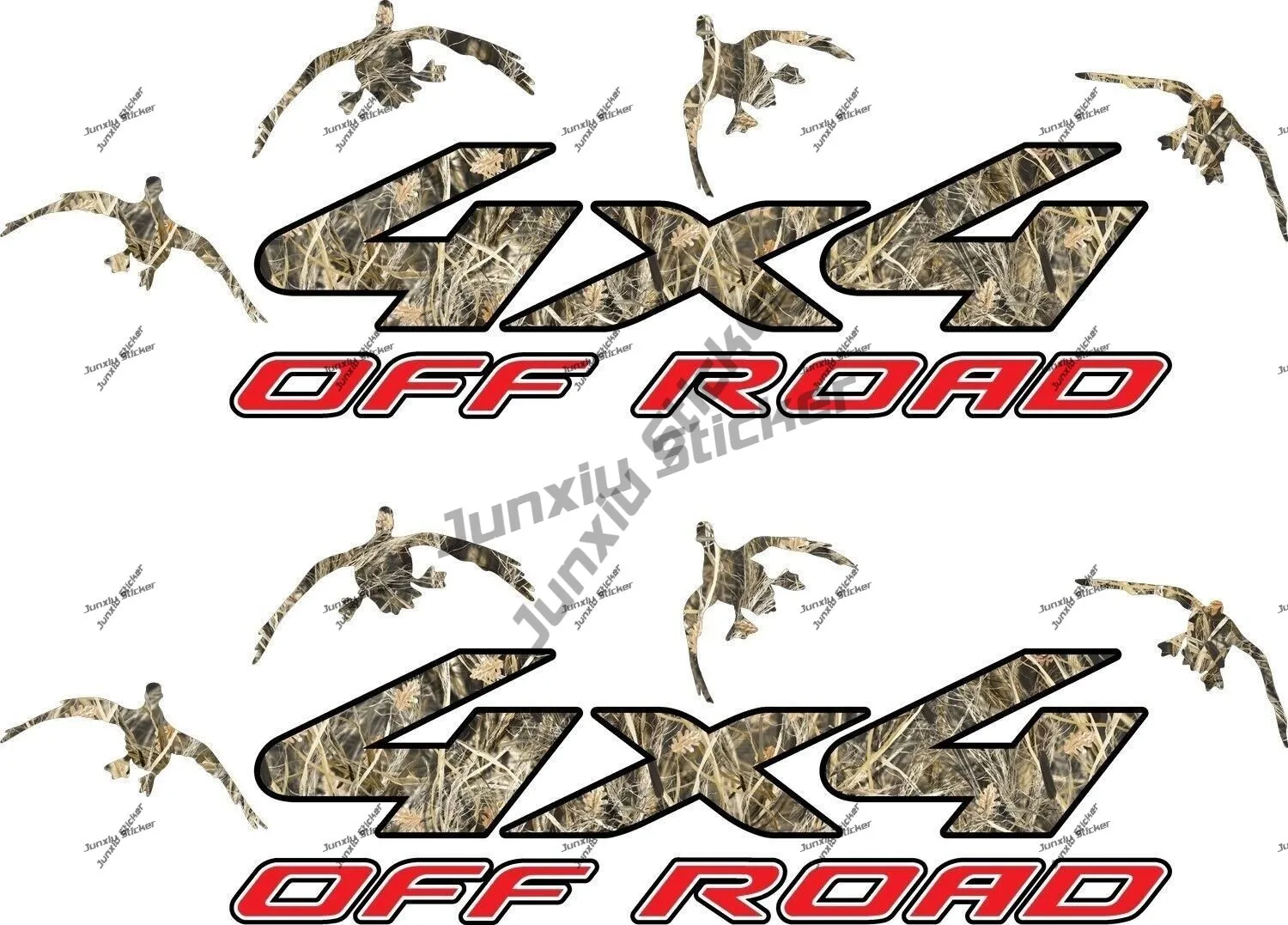 A Pair 4x4 Sticker 4x4 Off Road Decal Ducks Hunting Vinyl 4WD Offroad Stickers Exterior Accessories Occlusion Scratch Decoration
A Pair 4x4 Sticker 4x4 Off Road Decal Ducks Hunting Vinyl 4WD Offroad Stickers Exterior Accessories Occlusion Scratch Decoration