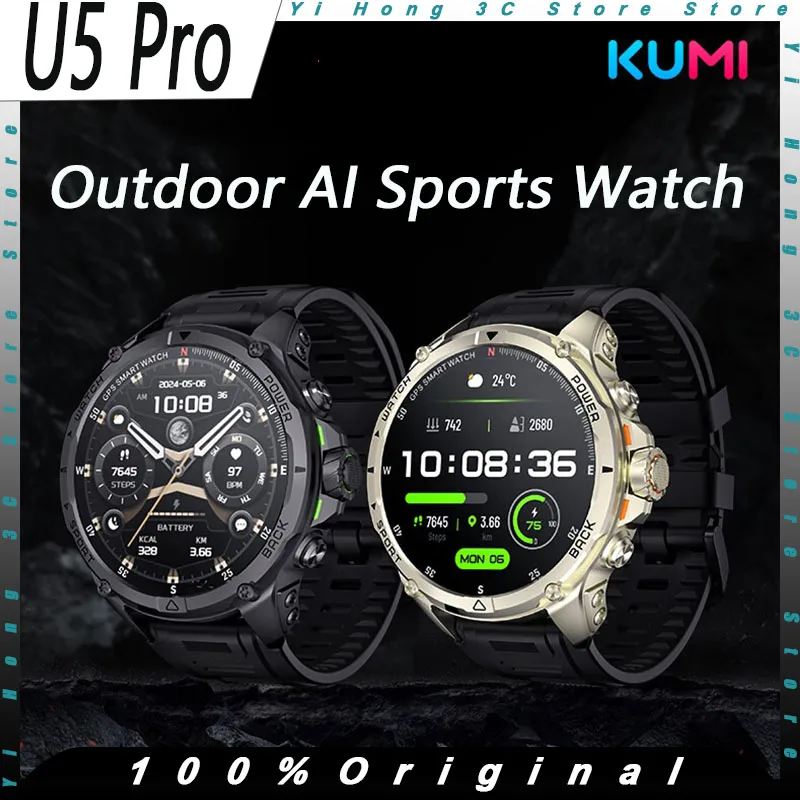KUMI U5 Pro Смарт-часы Открытый Водонепроницаемый AI-навигатор Часы Сердечный ритм Сон Монитор кислорода в крови Индивидуальные спортивные умные часы
KUMI U5 Pro Смарт-часы Открытый Водонепроницаемый AI-навигатор Часы Сердечный ритм Сон Монитор кислорода в крови Индивидуальные спортивные умные часы