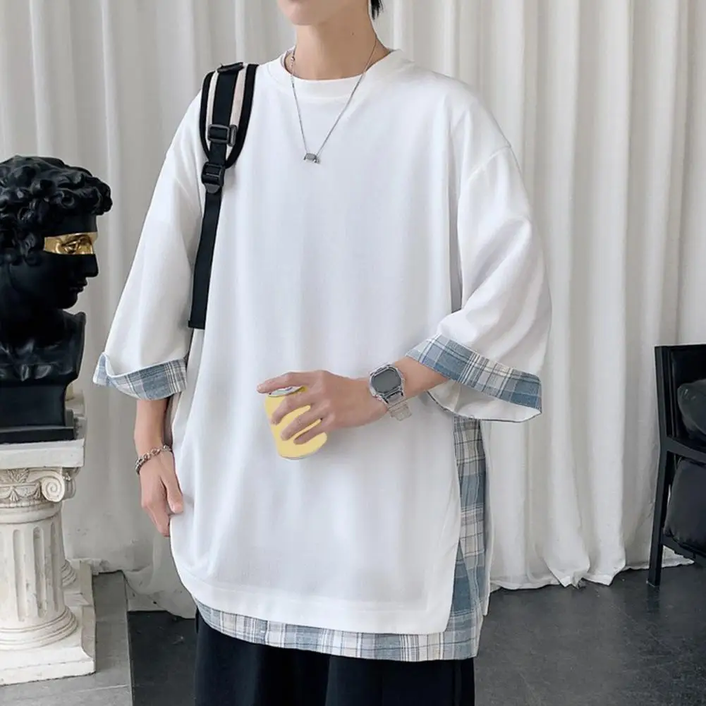 Summer T-shirts Men Solid Tees Mens Loose Short Sleeve Tops Fashion T Shirt Male Clothing Harajuku Korean Streetwear Tops Tees
Summer T-shirts Men Solid Tees Mens Loose Short Sleeve Tops Fashion T Shirt Male Clothing Harajuku Korean Streetwear Tops Tees
