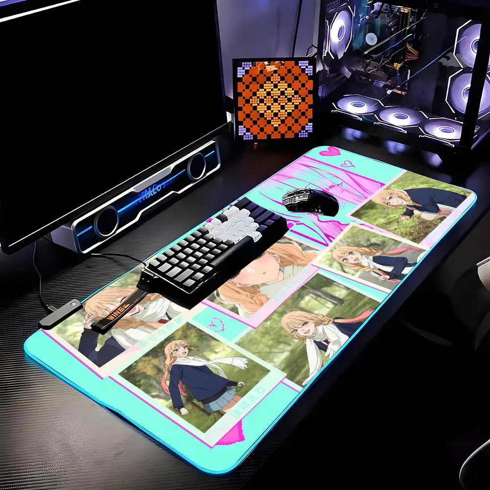 Marin Kitagawa Mouse Pad RGB HD Mousepad Pad Rug Desk Mat Computer Gaming PC Accessories Rubber Keyboard LED Mats
Marin Kitagawa Mouse Pad RGB HD Mousepad Pad Rug Desk Mat Computer Gaming PC Accessories Rubber Keyboard LED Mats