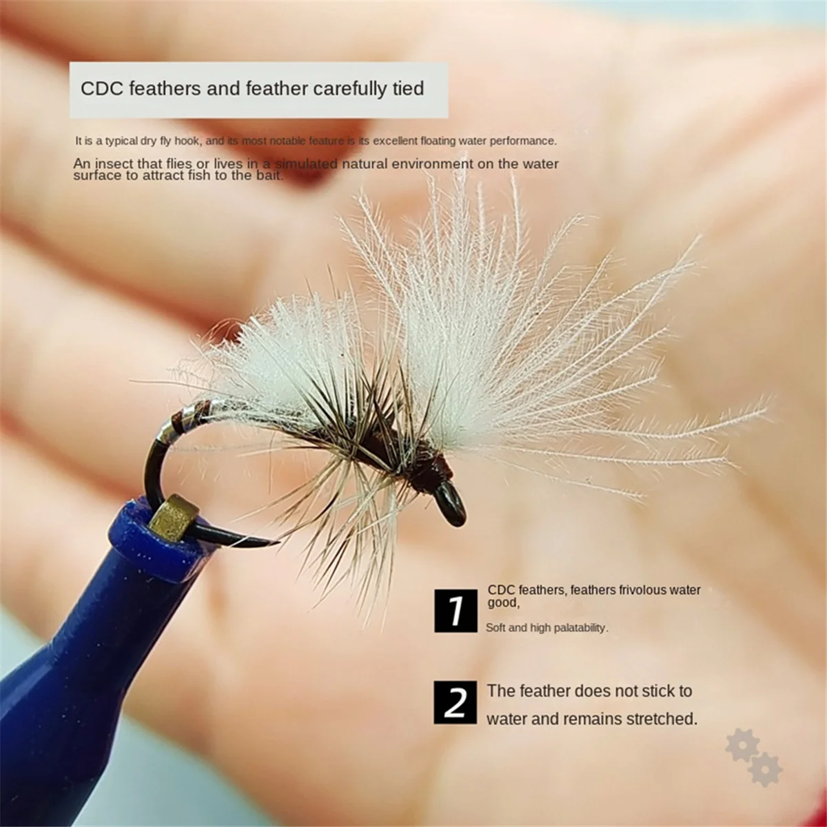【Exclusive-Deal!】CDC Small Bite Hook LY022 Luya Fly Fishing Bait Fake Bait Fly Hook
【Exclusive-Deal!】CDC Small Bite Hook LY022 Luya Fly Fishing Bait Fake Bait Fly Hook