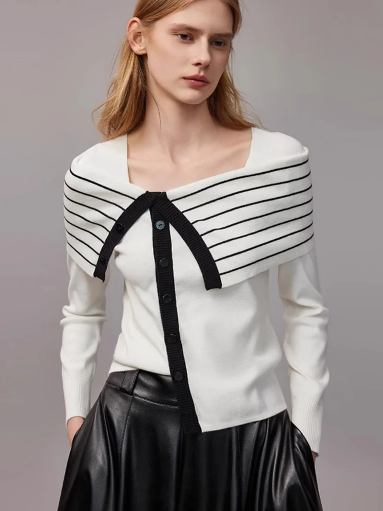 Long Sve Camere Knitted Sweater Striped Color Blo Design Slim Fit Inner Wear Comfortable Soft Touch Spring Faion
Long Sve Camere Knitted Sweater Striped Color Blo Design Slim Fit Inner Wear Comfortable Soft Touch Spring Faion