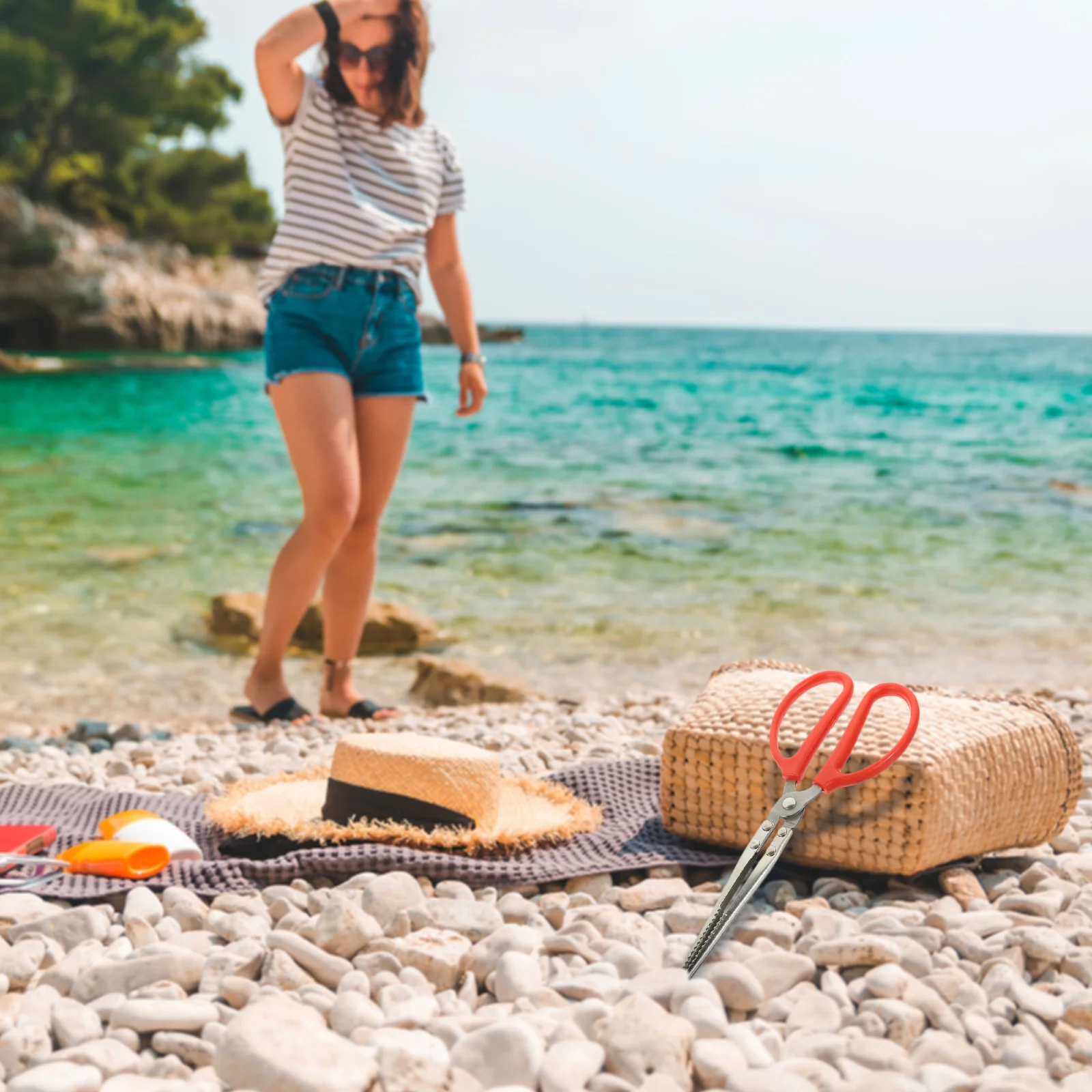 Seafood Tong Stainless Steel Non-Slip Long Scissor Tongs For Crab Eel Lobster Cooking Kitchen Outdoor Tool Clamp
Seafood Tong Stainless Steel Non-Slip Long Scissor Tongs For Crab Eel Lobster Cooking Kitchen Outdoor Tool Clamp