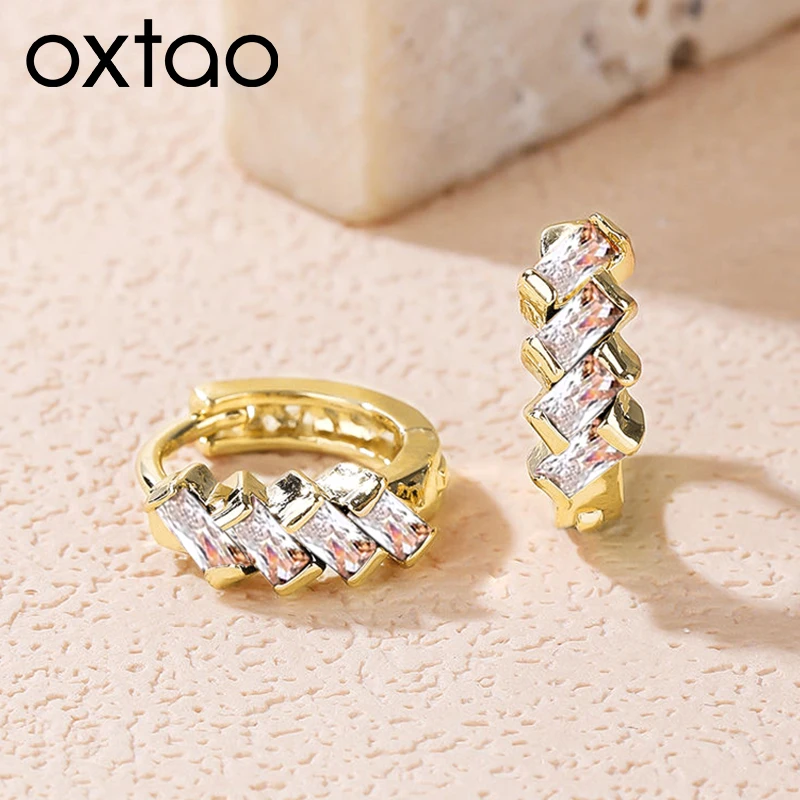 OXTAO Moissanite Cute Turtle Style Hoop Earrings Oval 5x7mm D VVS1 14K Gold Filled Versatile Gold Color Wedding Female Jewelry
OXTAO Moissanite Cute Turtle Style Hoop Earrings Oval 5x7mm D VVS1 14K Gold Filled Versatile Gold Color Wedding Female Jewelry