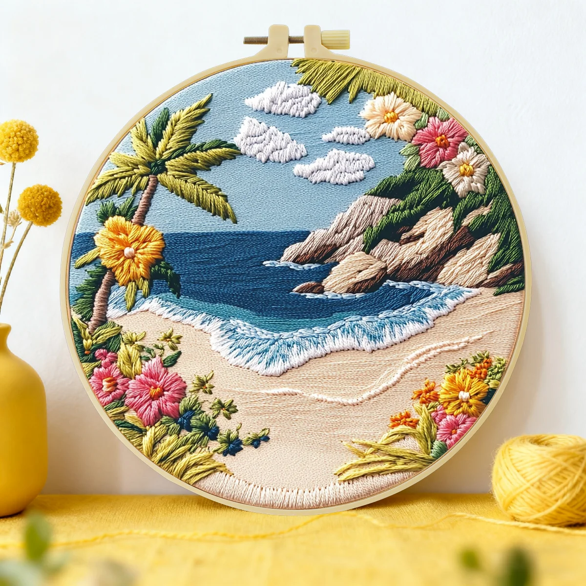 1pc 20X20CM/15X15CM 7.87/6.3inch Beach Bag Embroidery Starter Kit DIY kit DIY embroidery kit manualidades Set for Beginner
1pc 20X20CM/15X15CM 7.87/6.3inch Beach Bag Embroidery Starter Kit DIY kit DIY embroidery kit manualidades Set for Beginner