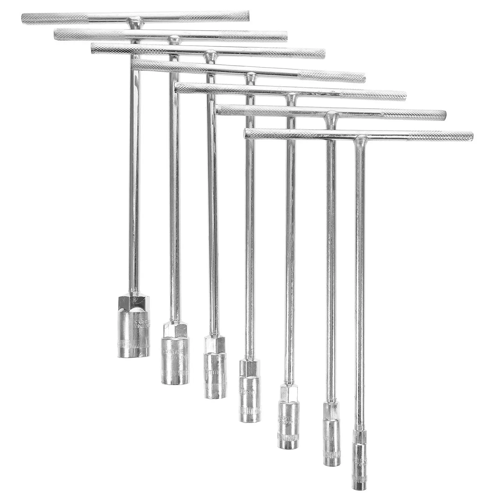 Socket Wrench Set 8mm 10mm 12mm 13mm 14mm 17mm 19mm T Handle Metric Tools Durable Chrome Vanadium Steel Practical
Socket Wrench Set 8mm 10mm 12mm 13mm 14mm 17mm 19mm T Handle Metric Tools Durable Chrome Vanadium Steel Practical