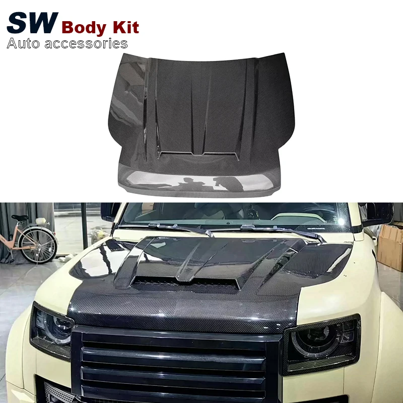 Carbon Fiber G Style Defender Hood For Land Rover New Defender Engine Hood Bonnet Cover
Carbon Fiber G Style Defender Hood For Land Rover New Defender Engine Hood Bonnet Cover