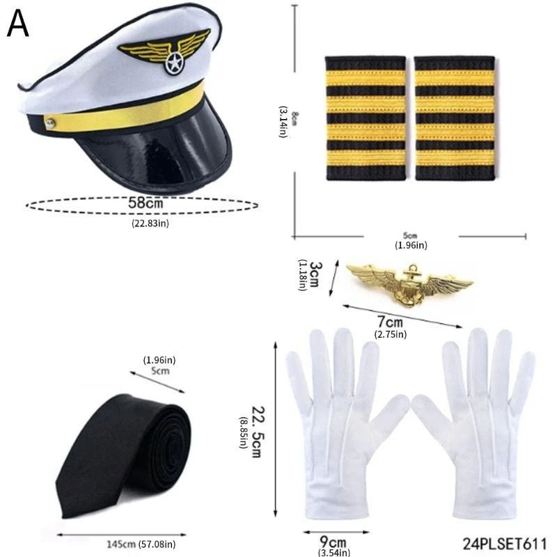 5asd Stewardess Cosplay Costume Flight Attendant Role Play Set Captain Costume Captain Hat Uniform Epaulets Neck Tie Gloves
5asd Stewardess Cosplay Costume Flight Attendant Role Play Set Captain Costume Captain Hat Uniform Epaulets Neck Tie Gloves