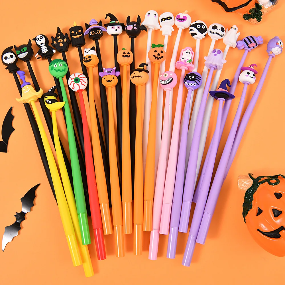 40Pcs/Lot Creative Halloween Series Robble Neutral Pen 0.5mm Black Cute Swinging Gel Pen Student School Office Stationery Gifts
40Pcs/Lot Creative Halloween Series Robble Neutral Pen 0.5mm Black Cute Swinging Gel Pen Student School Office Stationery Gifts
