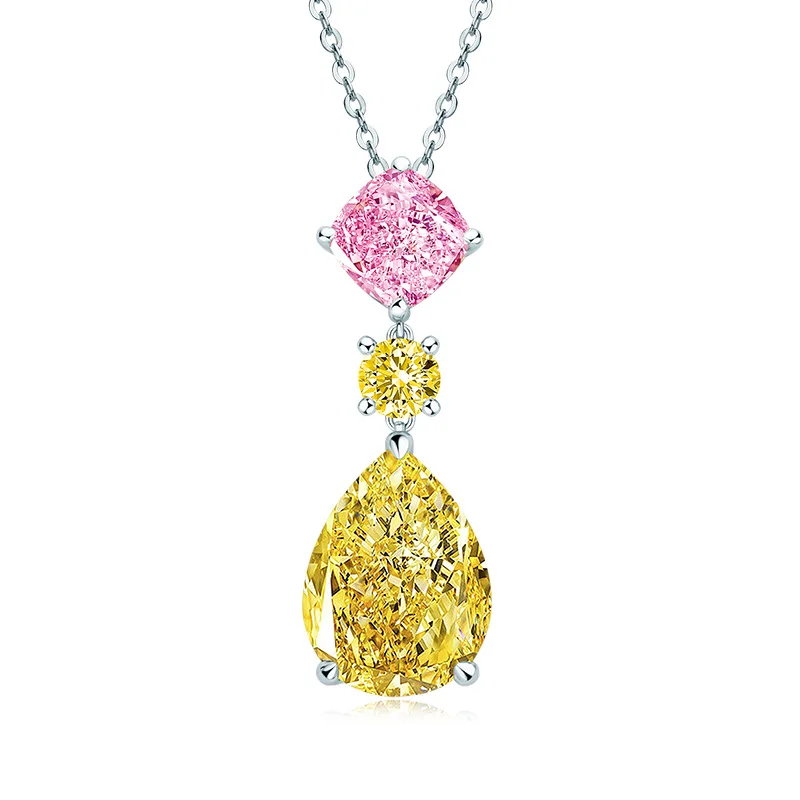 New Fashion Sweetheart S925 Sterling Silver Necklace 12*16 Water Drop Lab Created Diamond Jewelry Women Pendant Necklace
New Fashion Sweetheart S925 Sterling Silver Necklace 12*16 Water Drop Lab Created Diamond Jewelry Women Pendant Necklace