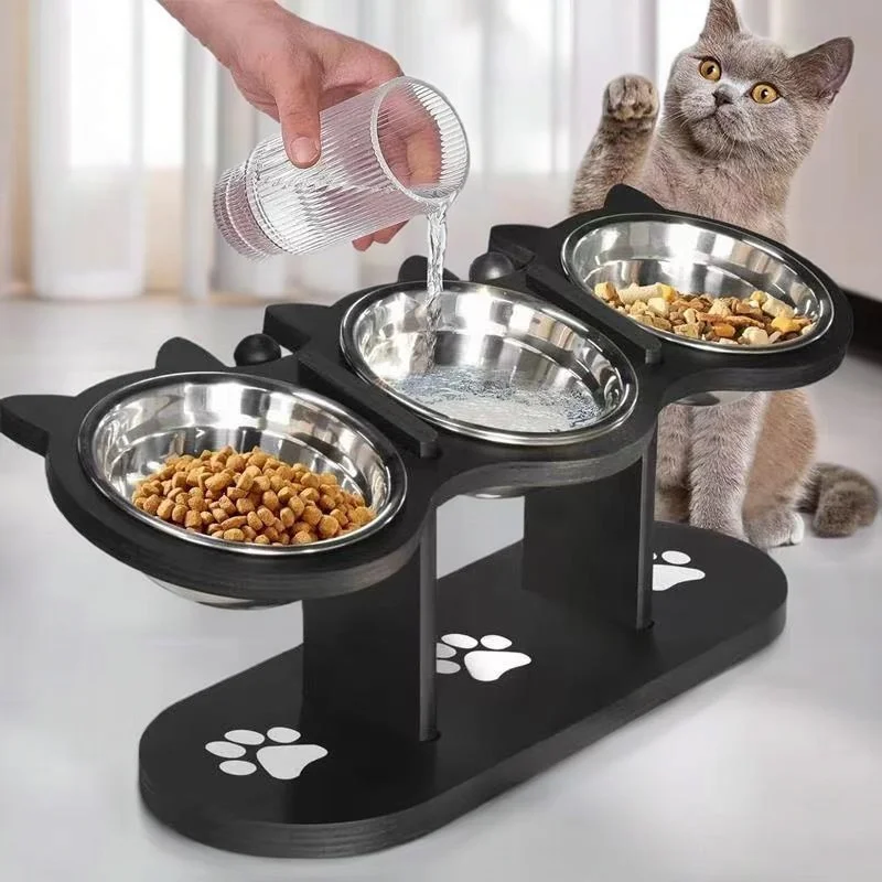 Adjustable Wooden Pet Bowl Stand Ne Protection Dog Bowl Anti-Flip Water Feeding Food Basin Table Meal Slow Feeder Bowl
Adjustable Wooden Pet Bowl Stand Ne Protection Dog Bowl Anti-Flip Water Feeding Food Basin Table Meal Slow Feeder Bowl