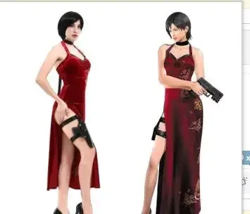 Movie Secret Service Ada Wong Cosplay Dress Uniform Halloween Christmas Women Red Lace Cheongsam Lingerie Suit Cosplay Costume
Movie Secret Service Ada Wong Cosplay Dress Uniform Halloween Christmas Women Red Lace Cheongsam Lingerie Suit Cosplay Costume