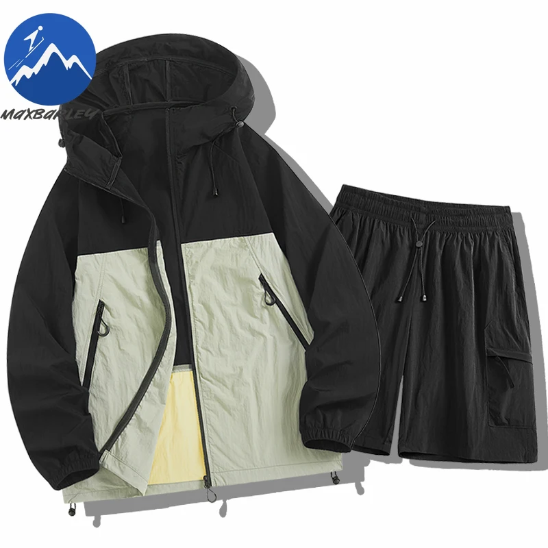 Maxbarley Windbreaker 2 Piece Set Men Summer Fishing Skin Sunscreen Jacket+Shorts Sports Set Ice Silk Skin Tracksuit Suit Women
Maxbarley Windbreaker 2 Piece Set Men Summer Fishing Skin Sunscreen Jacket+Shorts Sports Set Ice Silk Skin Tracksuit Suit Women
