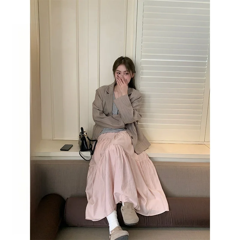 FANCHOU Women's Slim Fit Striped Suit Jaet Coffee Color Spring Autumn New Sle Commute Sle Long Sve Single Button
FANCHOU Women's Slim Fit Striped Suit Jaet Coffee Color Spring Autumn New Sle Commute Sle Long Sve Single Button