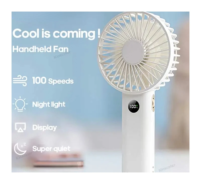 New Handheld Personal Fan Portable Mini USB Hand Fan 3600mAh Rechargeable Mini Fan with Stepless Speed Control Display Nightligh
New Handheld Personal Fan Portable Mini USB Hand Fan 3600mAh Rechargeable Mini Fan with Stepless Speed Control Display Nightligh