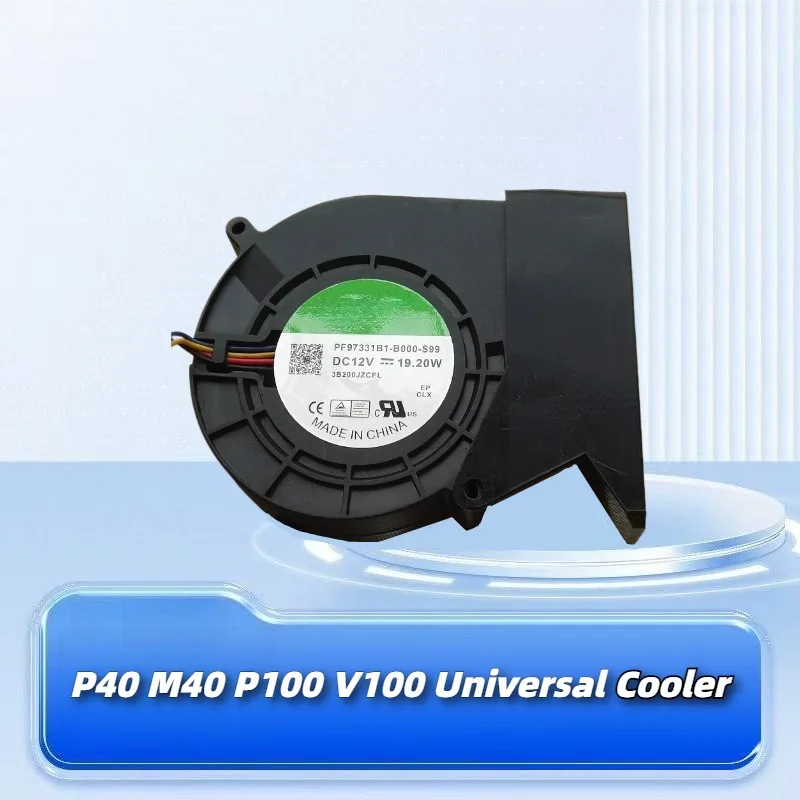 P40 M40 P100 V100 Graphics Card Cooler Silent Turbo Fan Heatsink Universal
P40 M40 P100 V100 Graphics Card Cooler Silent Turbo Fan Heatsink Universal