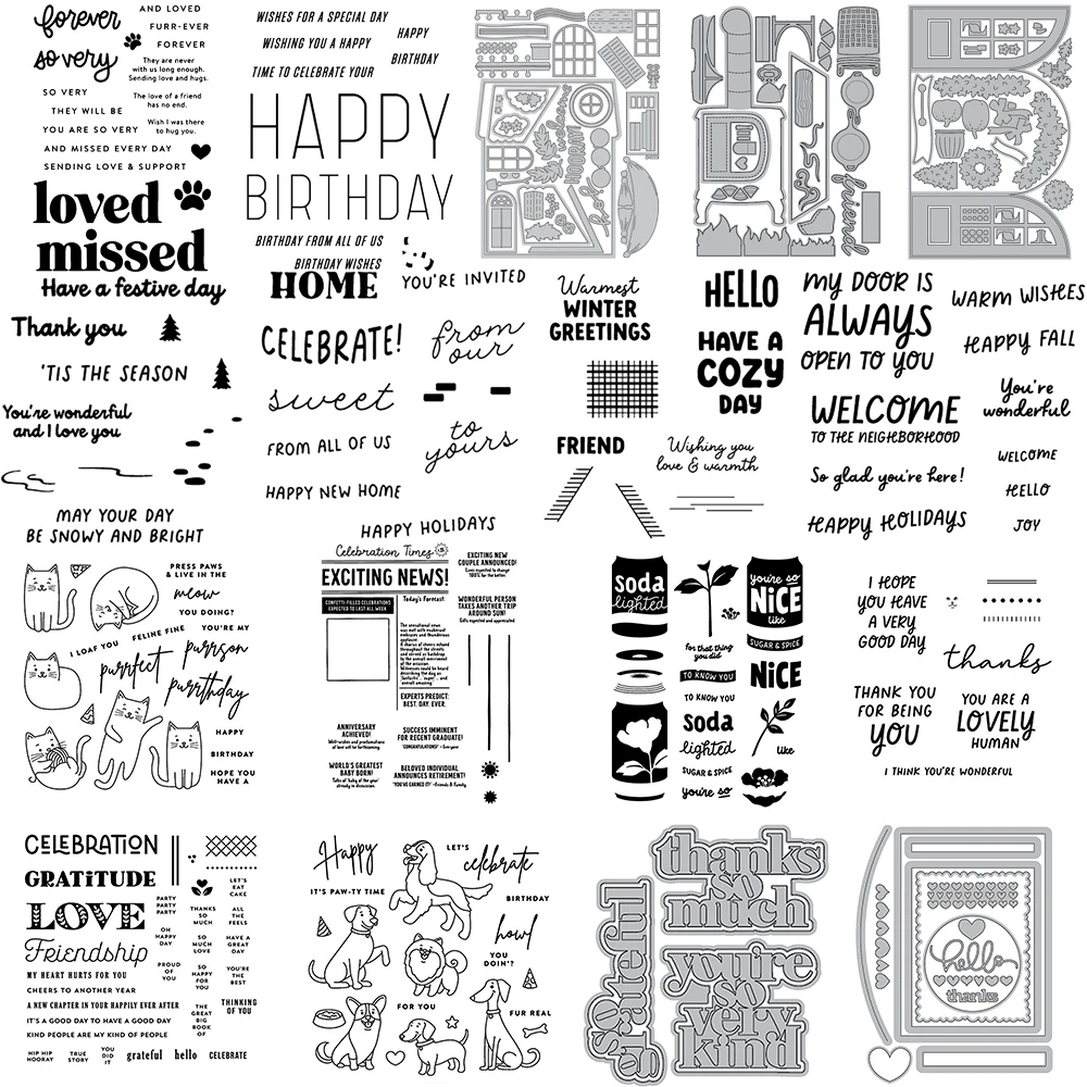 Love Door Soda Drink Spring Floral Dog Cat Hello Clear Stamps/Dies For DIY Scrapbooking Photo Album Making Card Crafts
Love Door Soda Drink Spring Floral Dog Cat Hello Clear Stamps/Dies For DIY Scrapbooking Photo Album Making Card Crafts