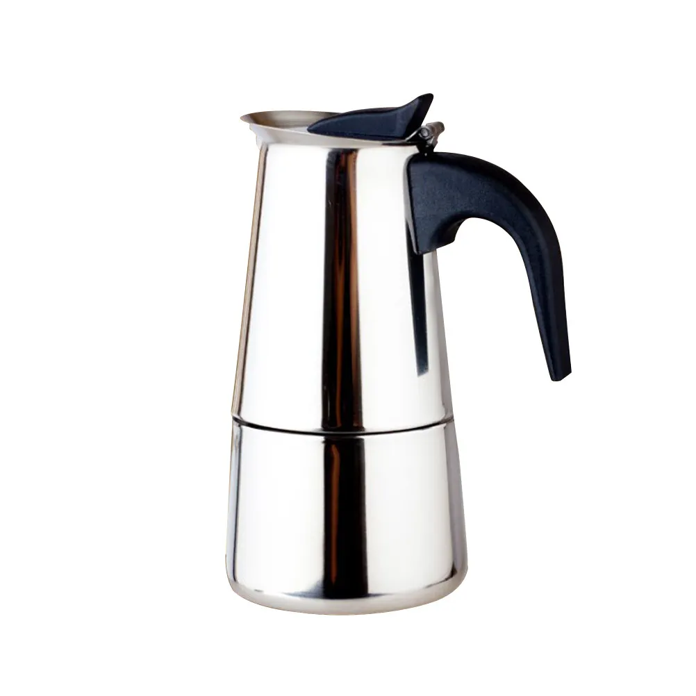 200Ml Stainless Steel Coffee Maker Pot Espresso Stovetop Percolator For Home Office Travel Kitchen Bar Use Easy Clean
200Ml Stainless Steel Coffee Maker Pot Espresso Stovetop Percolator For Home Office Travel Kitchen Bar Use Easy Clean