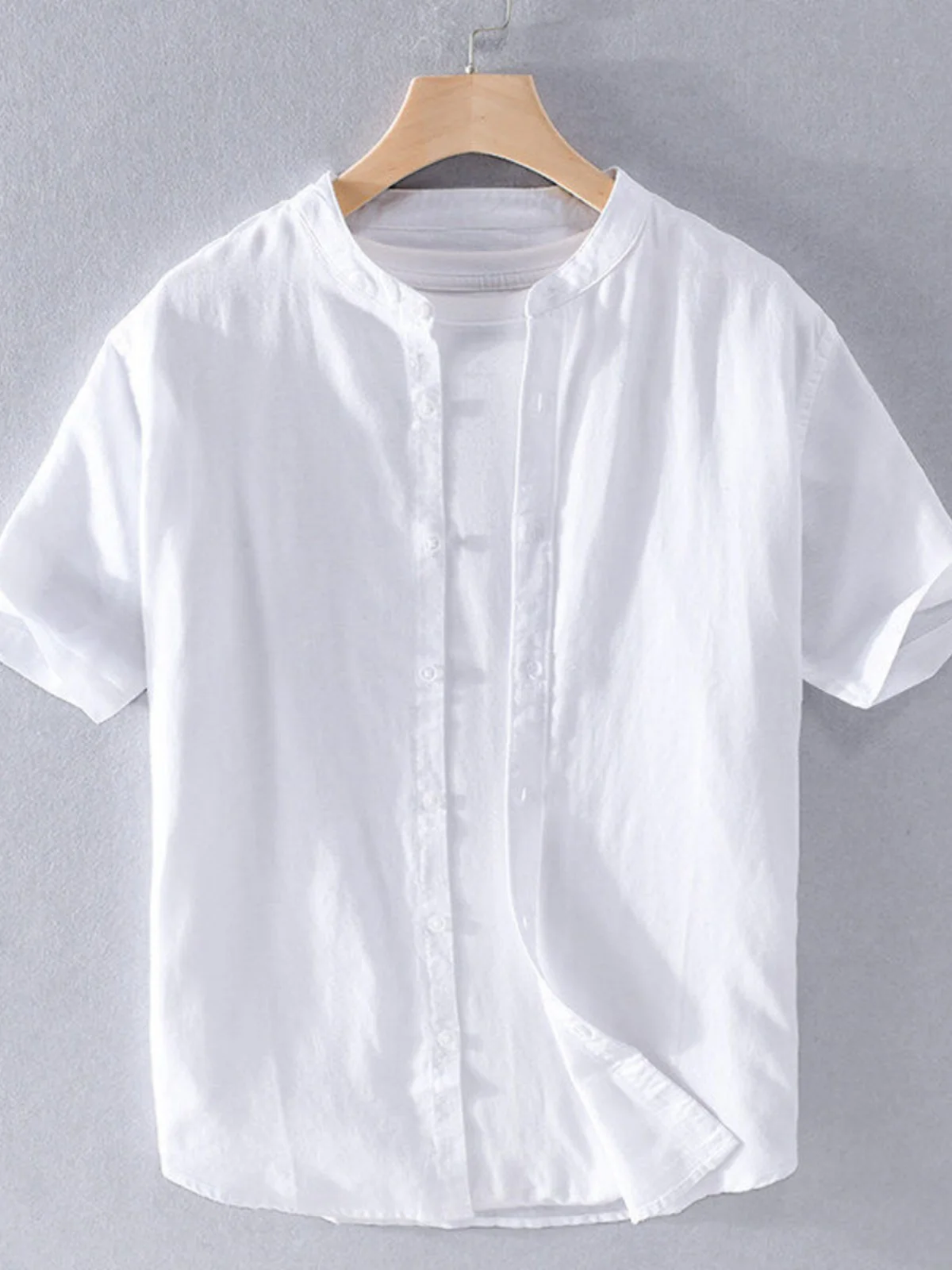 Henry Collar Ice Silk Linen Men's irt Slim Fit ort Sve Breathable Cotton Linen Summer Thin Casual irt Spring Stan...
Henry Collar Ice Silk Linen Men's irt Slim Fit ort Sve Breathable Cotton Linen Summer Thin Casual irt Spring Stan...