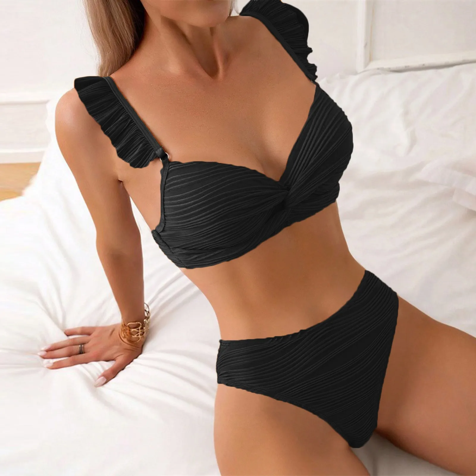 Women High Waist Bikinis Swimwear Swimuit Female Retro Beachewear Bikini Set Sexy Woman Swimsuits 2025 Beach Outfits
Women High Waist Bikinis Swimwear Swimuit Female Retro Beachewear Bikini Set Sexy Woman Swimsuits 2025 Beach Outfits