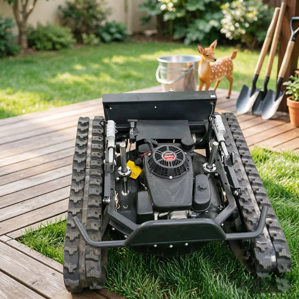 Customized garden gardening tools lawn mower, chassis adapted to slopes and uneven ground
Customized garden gardening tools lawn mower, chassis adapted to slopes and uneven ground