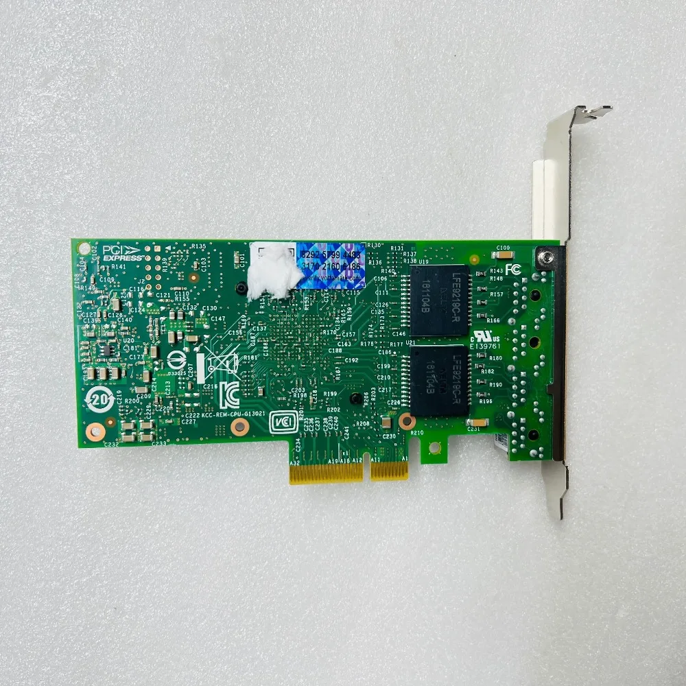 Intel I350-T4V2 1GbE Quad Port PCIe x4 Ethernet Server Adapter NIC Full Height w/ Low Profile Bracket
Intel I350-T4V2 1GbE Quad Port PCIe x4 Ethernet Server Adapter NIC Full Height w/ Low Profile Bracket