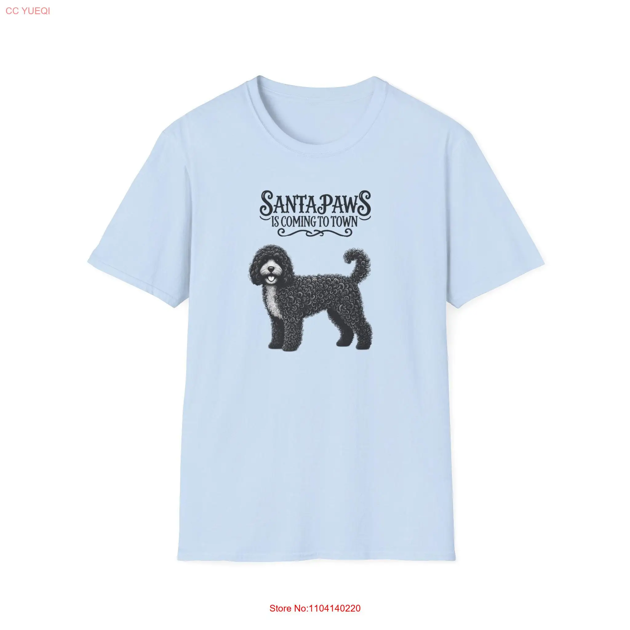 Santa Paws Cockapoo Curly Christmas T Shirt For Lovers with a Festive Spirit long or short sleeves
Santa Paws Cockapoo Curly Christmas T Shirt For Lovers with a Festive Spirit long or short sleeves