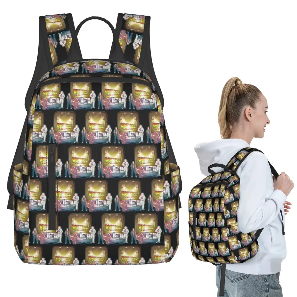 Back To The Future Backpack Student BookBag Children School Bag Laptop Shoulder Bags Boys Girls
Back To The Future Backpack Student BookBag Children School Bag Laptop Shoulder Bags Boys Girls