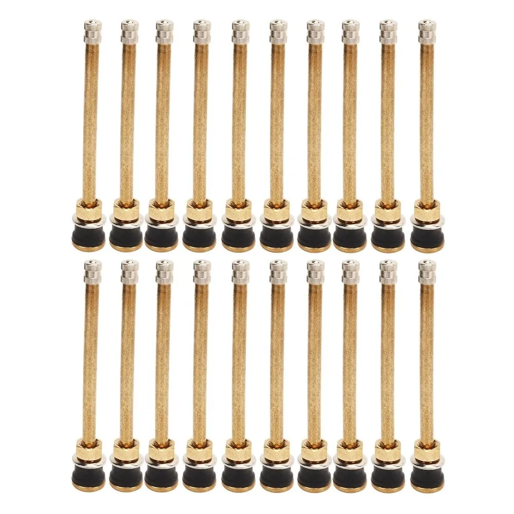 20PCS Durable Brass Tire Valve Stem 0.625" Rim Hole Universal Clamp On Valve 3 Types Truck Valve Stem Maintenance Technician
20PCS Durable Brass Tire Valve Stem 0.625" Rim Hole Universal Clamp On Valve 3 Types Truck Valve Stem Maintenance Technician