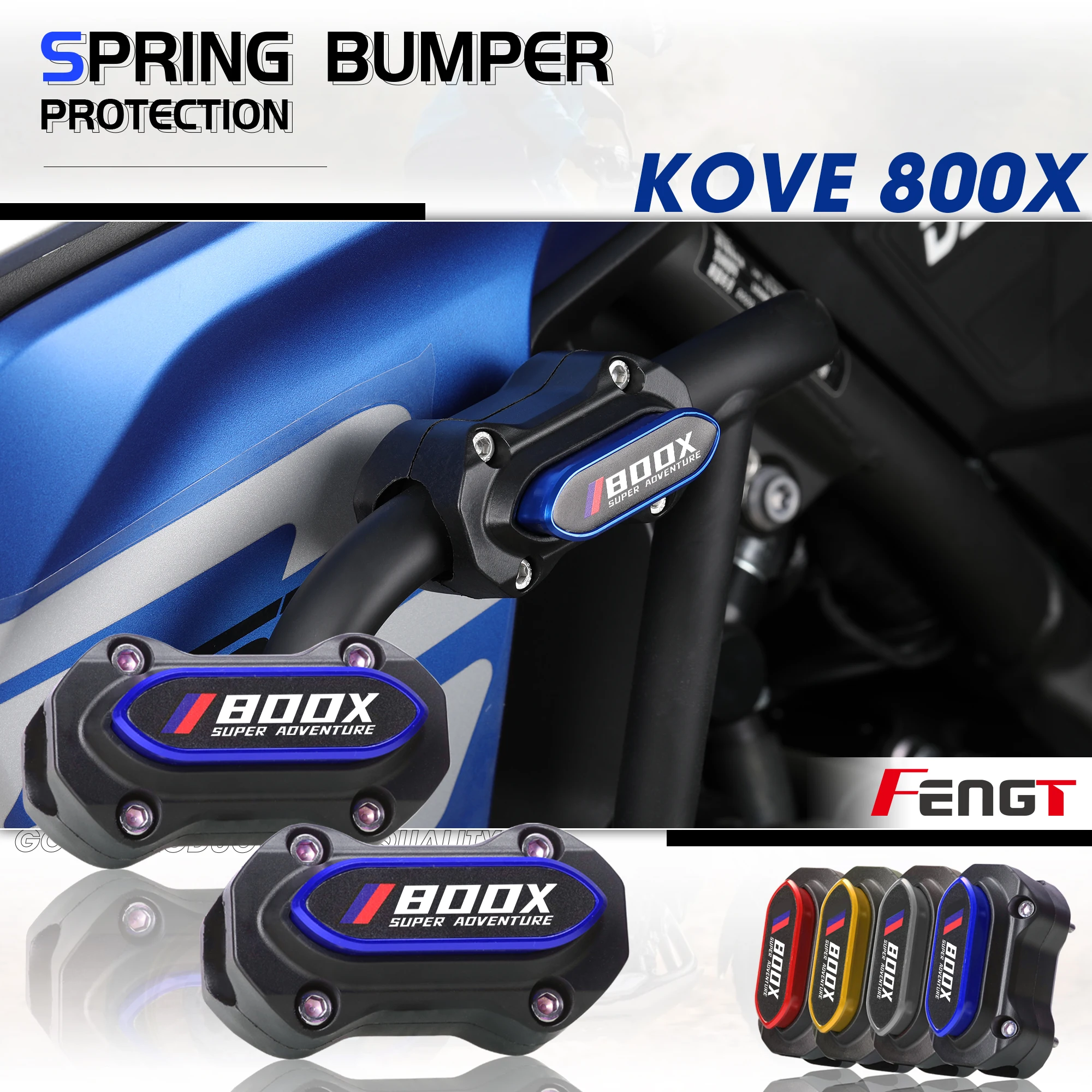 For KOVE 800X Motorcycle 800 X Accessories Engine Protection Guard Crash Bar Bumper Block Decorative Spring Block
For KOVE 800X Motorcycle 800 X Accessories Engine Protection Guard Crash Bar Bumper Block Decorative Spring Block