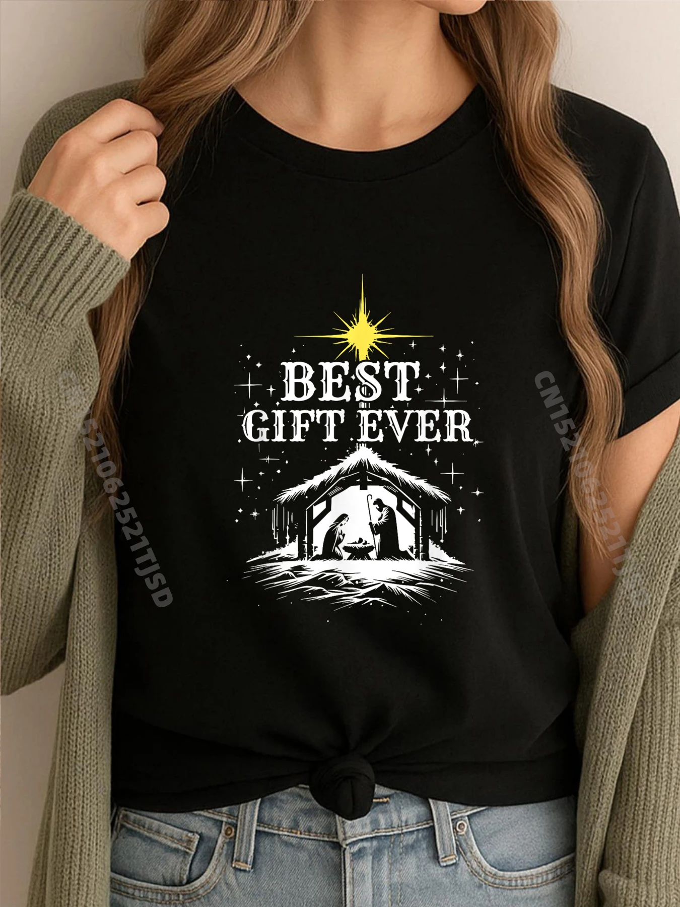 Best Ever Christmas Cool Jesus Nativity Scene Christian Camisetas Men's Clothing Graphic
Best Ever Christmas Cool Jesus Nativity Scene Christian Camisetas Men's Clothing Graphic