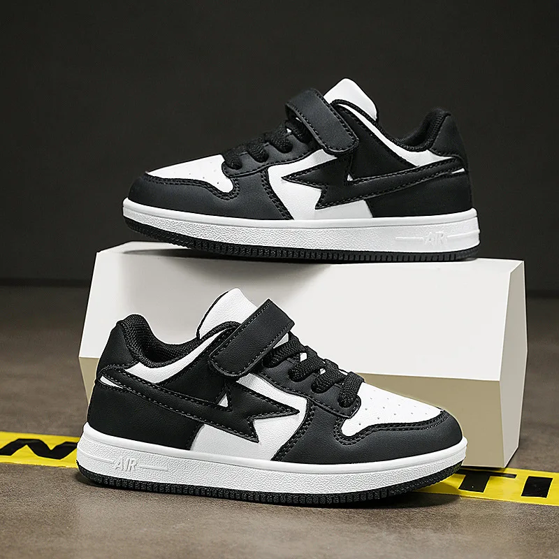 Boys' Shoes 2024 Spring New Leather Children's Casual Sneakers for Big Children Boys' Sports Shoes for Girls
Boys' Shoes 2024 Spring New Leather Children's Casual Sneakers for Big Children Boys' Sports Shoes for Girls