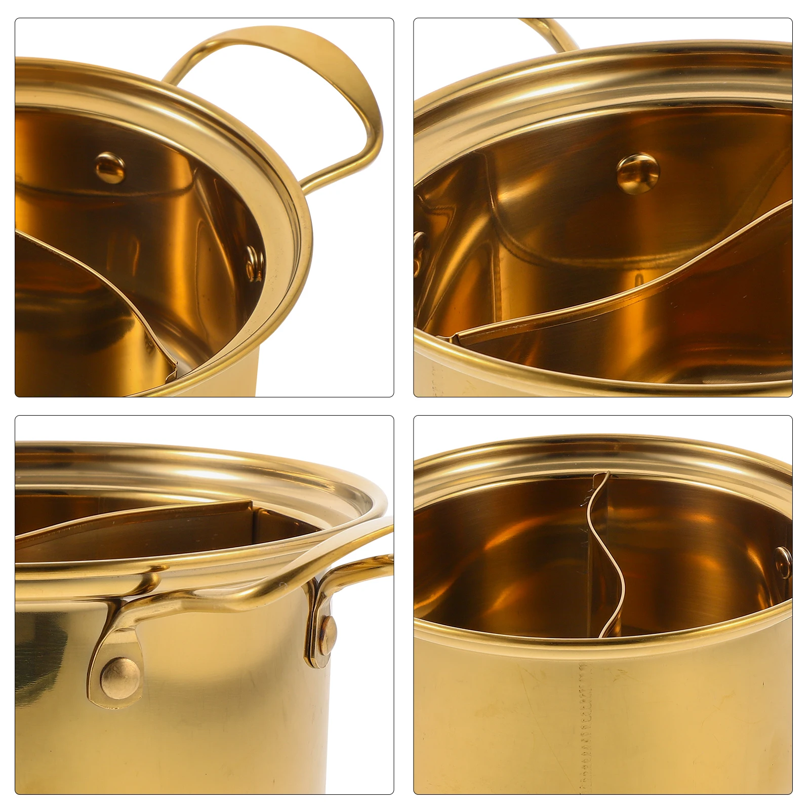 Pot Golden Hot Multifunction Cooking Hand-Pulled Noodle 201 Stainless Steel Individual
Pot Golden Hot Multifunction Cooking Hand-Pulled Noodle 201 Stainless Steel Individual