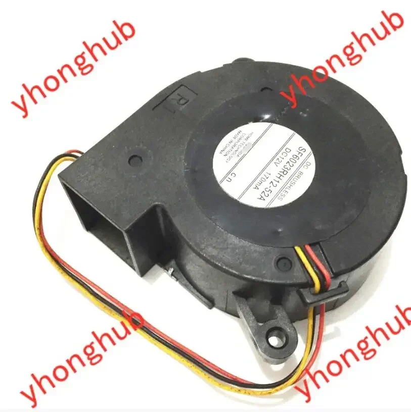 SF6023RH12-52A DC 12V 170mA 3-Wire 60x60x25mm Cooling Fan
SF6023RH12-52A DC 12V 170mA 3-Wire 60x60x25mm Cooling Fan