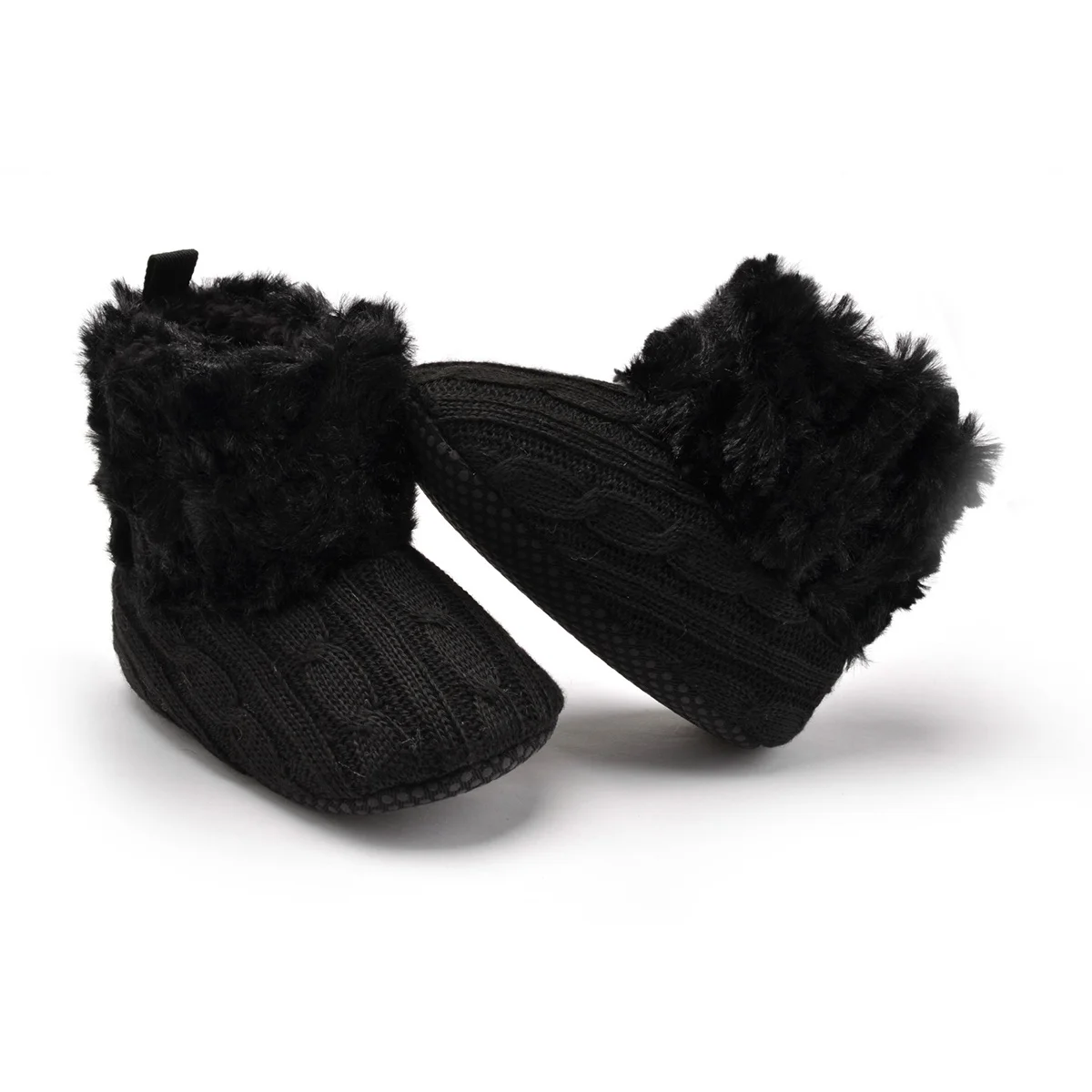 Baby Knitted Crib Shoes Winter Warm Black Infant Toddler Non-Slip Sole Prewalker Boots 0-6 Months Cotton Baby Shoes
Baby Knitted Crib Shoes Winter Warm Black Infant Toddler Non-Slip Sole Prewalker Boots 0-6 Months Cotton Baby Shoes