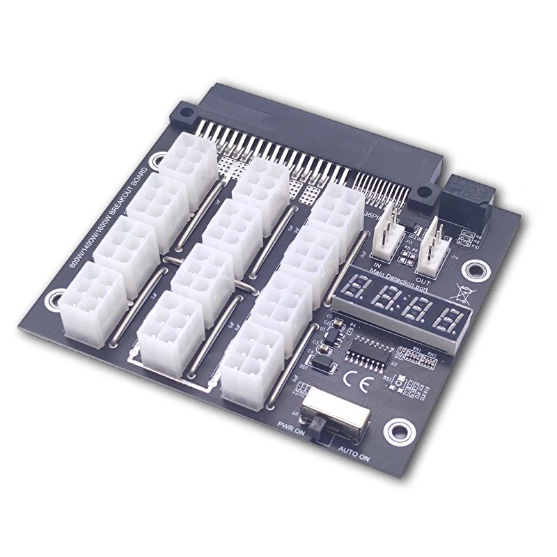 Suitable for DELL server power to 6P graphics card power board 36 + 24PIN to 12 6P adapter boards
Suitable for DELL server power to 6P graphics card power board 36 + 24PIN to 12 6P adapter boards