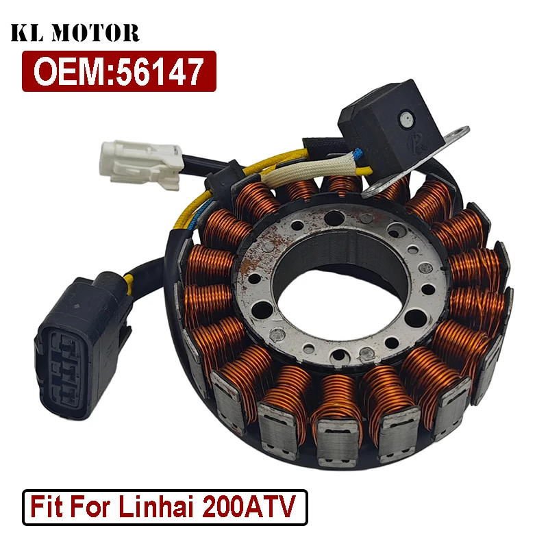 STATOR ALTERNATOR 56147 FOR LINHAI 200 ATV Parts
STATOR ALTERNATOR 56147 FOR LINHAI 200 ATV Parts