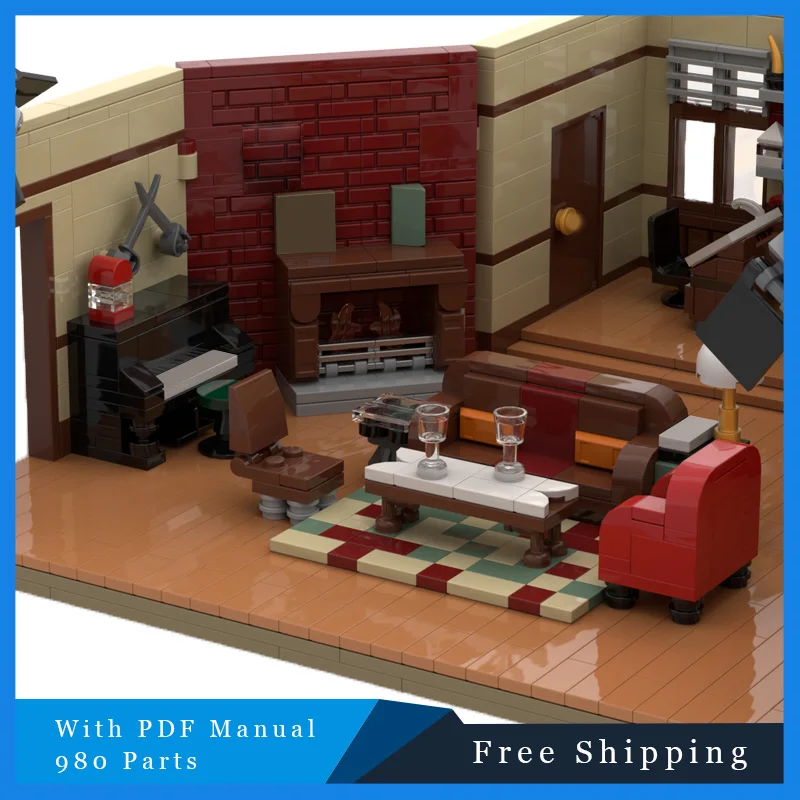 980 шт. MOC City Street Views, модульный культовый строительный блок для квартиры Нью-Йорка, обучающая сборная игрушка «сделай сам», подарки на день рождения для детей
980 шт. MOC City Street Views, модульный культовый строительный блок для квартиры Нью-Йорка, обучающая сборная игрушка «сделай сам», подарки на день рождения для детей