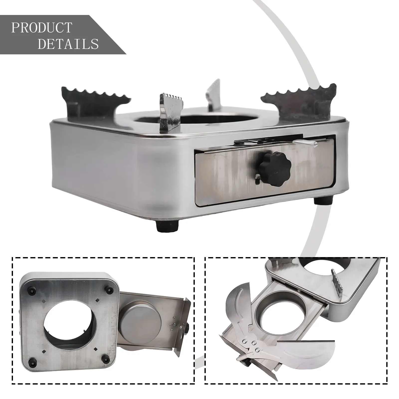 Outdoor Camping Solid Liquid Alcohol Stove Stainless Steel Drawer Type Alcohol Stove Portable Stove 18.5 * 18.5 * 8.5cm
Outdoor Camping Solid Liquid Alcohol Stove Stainless Steel Drawer Type Alcohol Stove Portable Stove 18.5 * 18.5 * 8.5cm