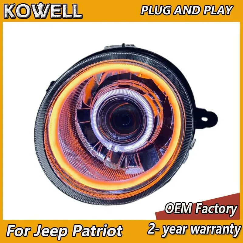 Car Styling for Jeep Patriot Headlights 2011-2015 Jeep Patriot Front Light DRL Turn Signal Low High Beam Projector Lens
Car Styling for Jeep Patriot Headlights 2011-2015 Jeep Patriot Front Light DRL Turn Signal Low High Beam Projector Lens
